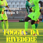 Lo Zac del 12 settembre 2026. Monopoli 1-0 Foggia. Rossoneri lenti e prevedibili
